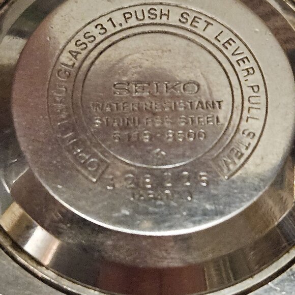 Vintage Seiko 5 Automatic Men’s Watch – Model 6119-8670 (21 Jewels) - Picture 15 of 16